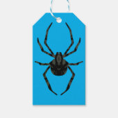 素朴な古いクモ ギフトタグ (正面)