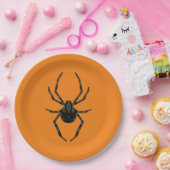 素朴な古いクモ ペーパープレート (パーティー)