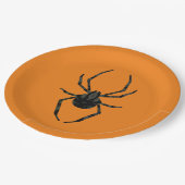 素朴な古いクモ ペーパープレート (アングル)