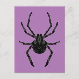 素朴な古いクモ ポストカード