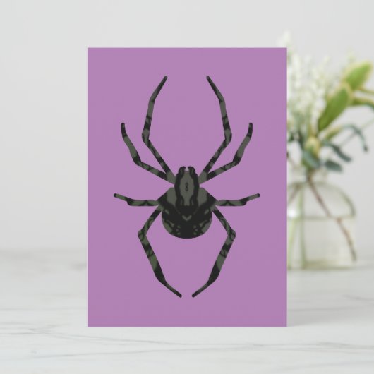 素朴な古いクモ 招待状 (スタンド正面)