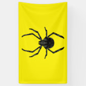 素朴な古いクモ 横断幕 (縦)