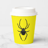 素朴な古いクモ 紙コップ (正面)
