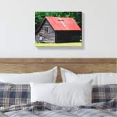 素朴な古い納屋 キャンバスプリント (インサイチュ (寝室))