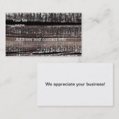 素朴な名刺 名刺 (正面/裏面)