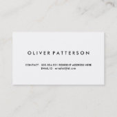 素朴な国のクラフト紙のメーソンジャー 名刺 (裏面)