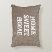 素朴な国のシックなバーラップの質の装飾の枕 アクセントクッション (正面(垂直))