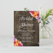 素朴な国のデイジーのブライダルシャワー招待状 招待状 (スタンド正面)