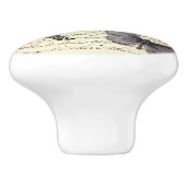 素朴な国のフランスの台本パリエッフェルタワー セラミックノブ (側面)