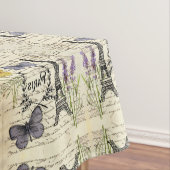 素朴な国のフランスの台本パリエッフェルタワー テーブルクロス (インサイチュ)