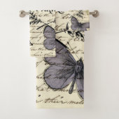 素朴な国のフランスの台本パリエッフェルタワー バスタオルセット (インサイチュ)