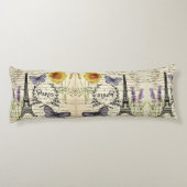 素朴な国のフランスの台本パリエッフェルタワー ボディピロー (裏面)