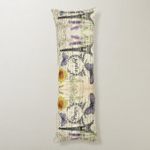 素朴な国のフランスの台本パリエッフェルタワー ボディピロー (裏面 (縦))