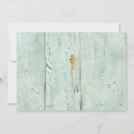 素朴な国のメーソンジャーのシャクヤクのケシの花束のピンク 招待状 (裏面)