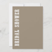 素朴な国のメーソンジャーのブライダルシャワー招待状 招待状 (裏面)