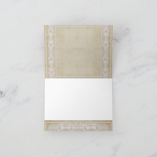 素朴な国のメーソンジャーの赤面のピンクのバラありがとう サンキューカード (内部)