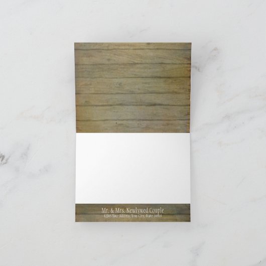 素朴な国のメーソンジャーの赤面のピンクのバラの花束 サンキューカード