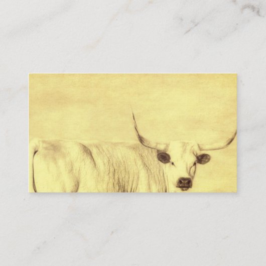 素朴な国のロングウェヴィンテージスタイルセピア 名刺 (裏面)