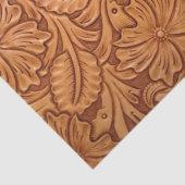 素朴な国の南西スタイルの西部の革 薄葉紙 (詳細)