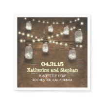 素朴な国の文字列のライトメイソンのナプキン