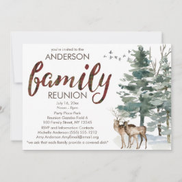 素朴な国の木の家族会 招待状