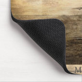 素朴な国の納屋の木製の納屋の結婚式 マウスパッド (コーナー)