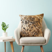 素朴な国の西部の長角牛牛毛皮のプリント クッション (椅子)