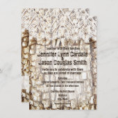 素朴な国の迷彩柄の狩りの結婚式招待状 招待状 (正面/裏面)