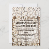 素朴な国の迷彩柄の狩りの結婚式招待状 招待状 (正面)