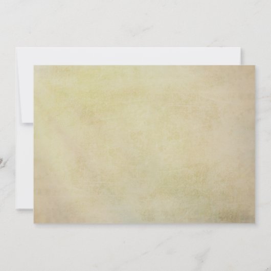 素朴な国の馬のカップルのリハーサルの夕食 招待状 (裏面)