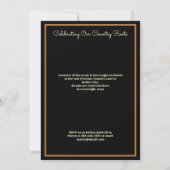 素朴な国BBQの懇親会 招待状 (裏面)