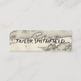 素朴な地図 スキニー名刺