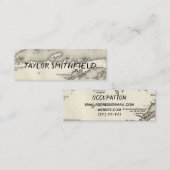 素朴な地図 スキニー名刺 (正面/裏面)