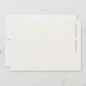 素朴な地方湖村の風景 ウェディング 招待状 (裏面)