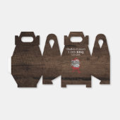 素朴な夏のエンゲージメントパーティーBBQ フェイバーボックス (折り畳みなし)