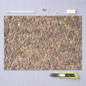 素朴な多彩の小石は写真に投石します 薄葉紙 (クラフト)