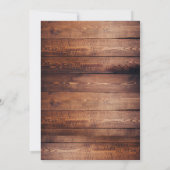 素朴な大人向けフィッシングバースデーパーティー招待状 招待状 (裏面)