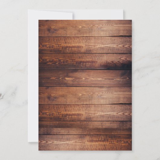 素朴な大人向けフィッシングバースデーパーティー招待状 招待状 (裏面)