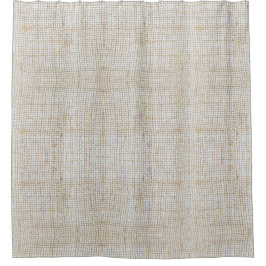 素朴な天然ジュートバーラップ シャワーカーテン