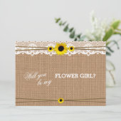 素朴な太陽の花よ 私のフラワーガールになってくれるかい 招待状 (スタンド正面)