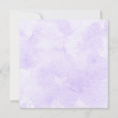 素朴な孔雀の羽のブライダルシャワー招待状 招待状 (裏面)