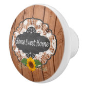 素朴な家のことわざのデザイン セラミックノブ (右)