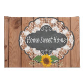 素朴な家のことわざのデザイン 枕カバー (裏面-右)