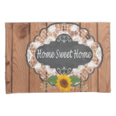 素朴な家のことわざのデザイン 枕カバー (正面右)