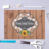 素朴な家のことわざのデザイン 薄葉紙 (クラフト)