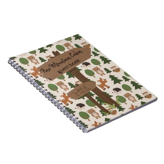 素朴な小屋の別荘の来客名簿は署名します ノートブック (右側)