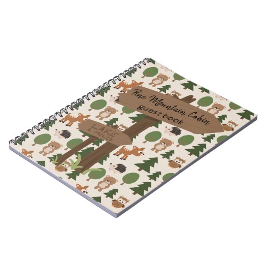 素朴な小屋の別荘の来客名簿は署名します ノートブック (左側)