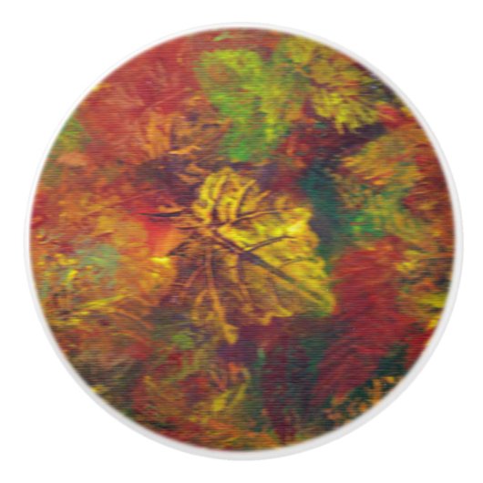 素朴な小屋の引出しの引き セラミックノブ (正面)