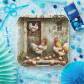 素朴な小屋パーティー紙皿 ペーパープレート (パーティー)