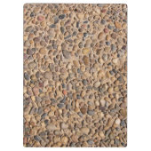 素朴な小石はカスタムな文字が付いている写真に投石します クリップボード (裏面)